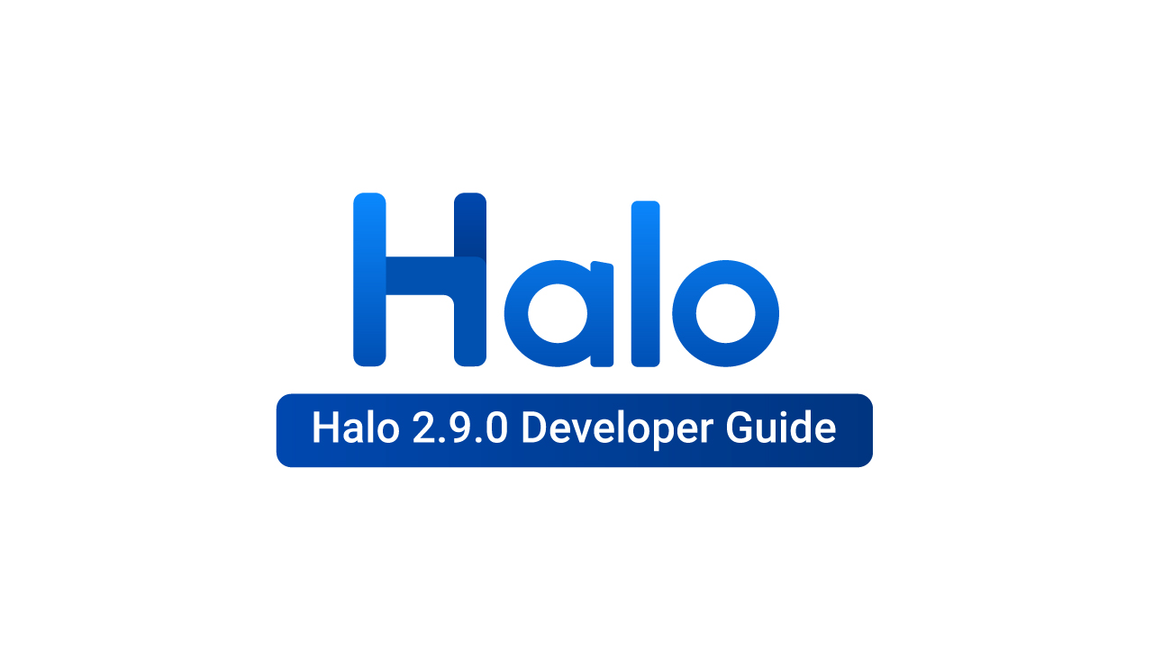 Halo Developer Guide